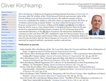 Tablet Screenshot of kirchkamp.de